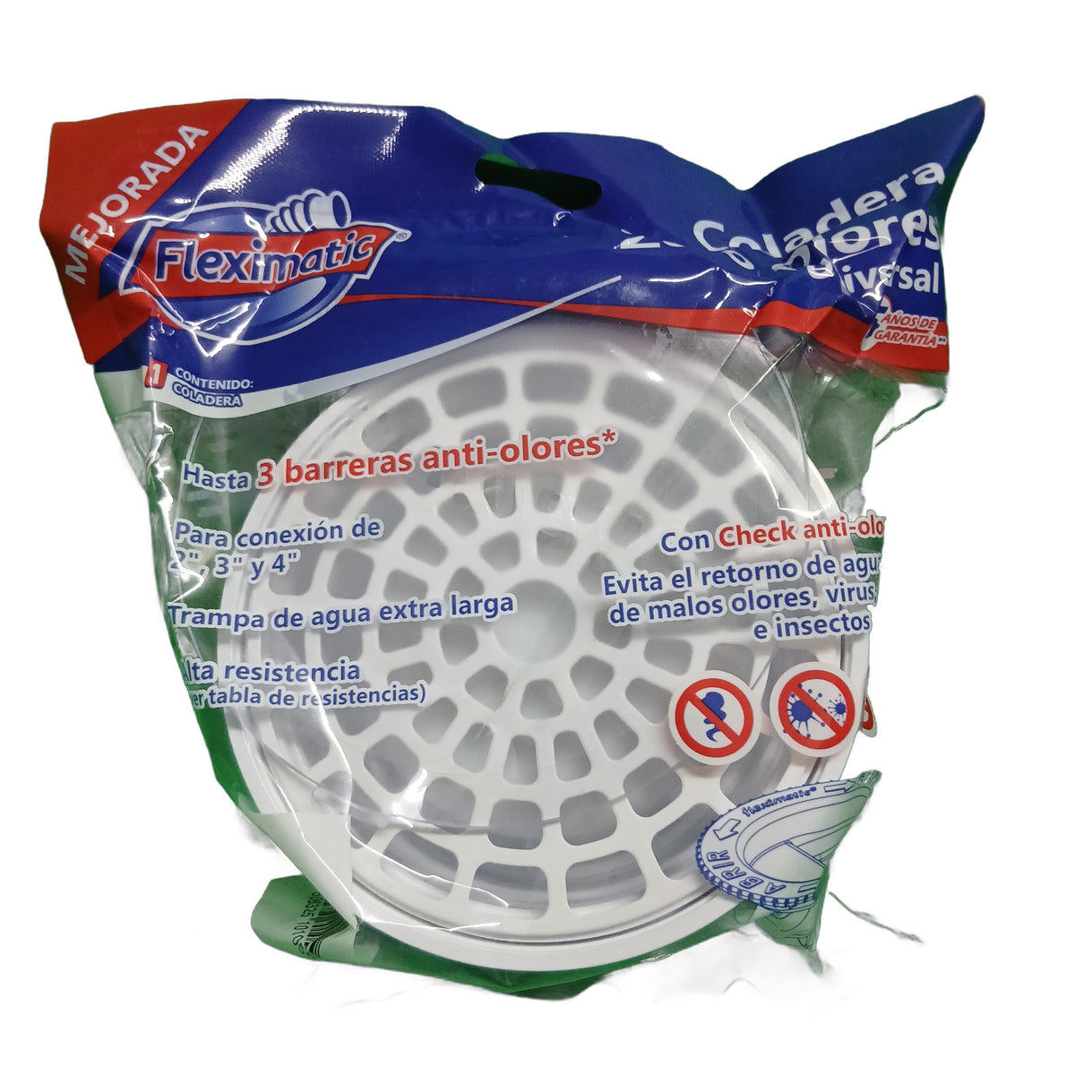 Coladera Universal Antiolores FLEXIMATIC 2258 — modelo 2258