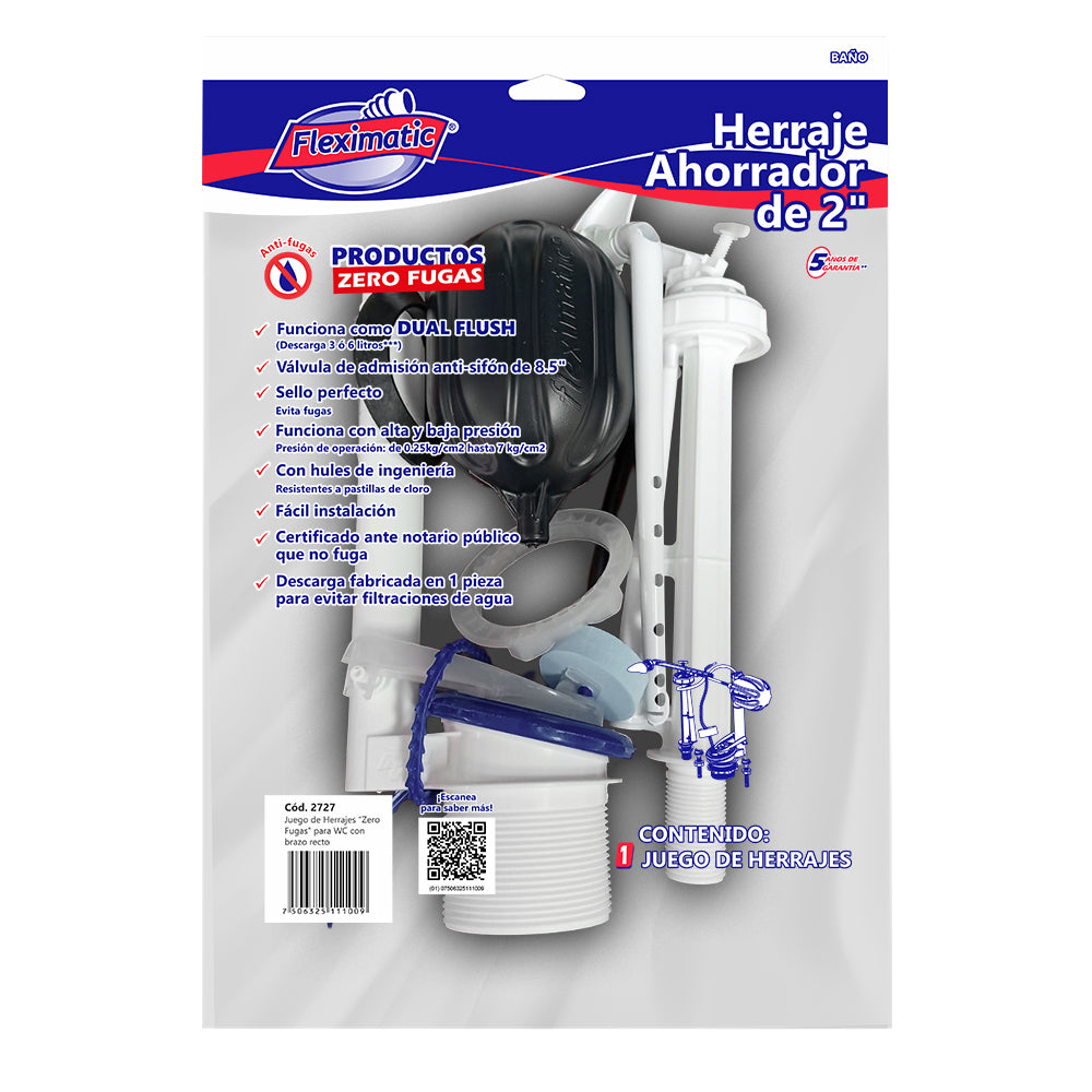 Juego de Herrajes ahorrador con descarga de 2" FLEXIMATIC 2727 — modelo 2727 — detalle 3