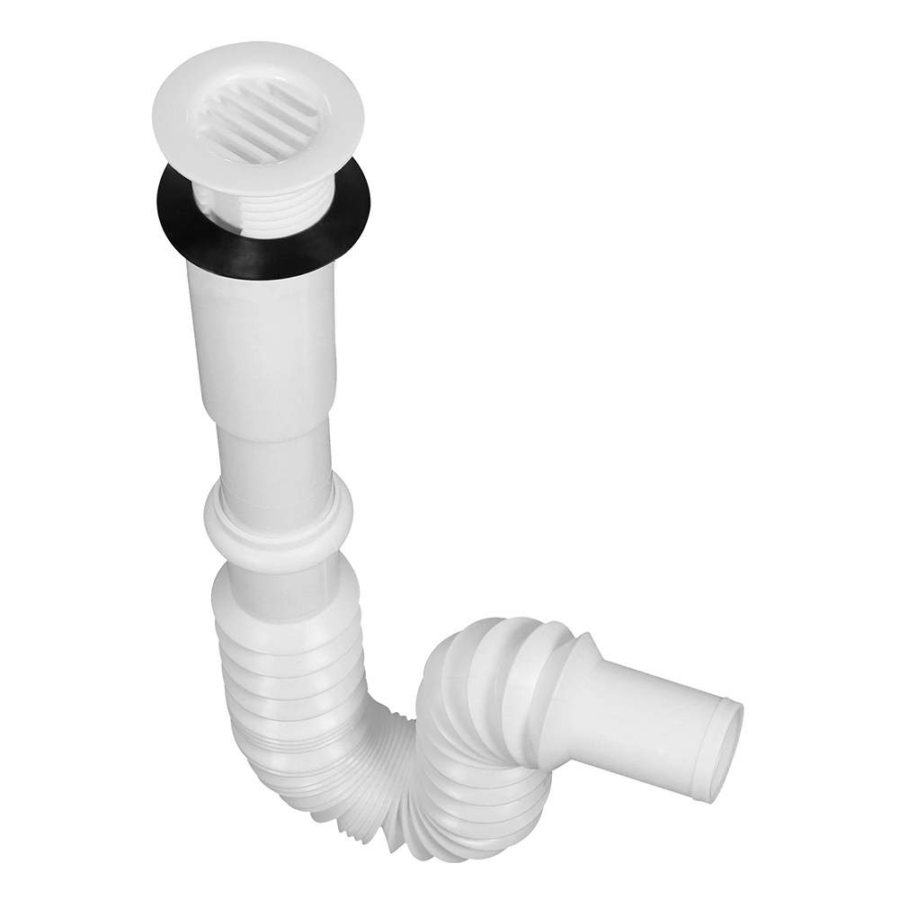 Céspol práctico para ovalín, rejilla blanca, tipo "P", extensión flexible de 55 cm FLEXIMATIC 2938M — modelo 2938M — detalle 2