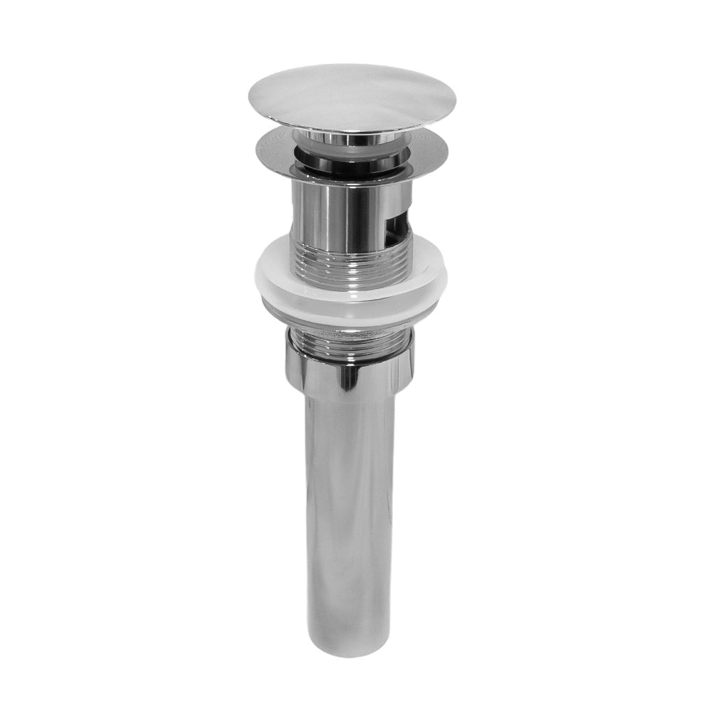Tubo contra Push button con membrana check anti-olores, con rebosadero FLEXIMATIC 4446 — modelo 4446
