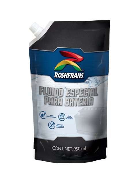 FLUIDO ESPECIAL P/BATERIA ROSHFRANS. 946ml - FERRETERÍA WITZI