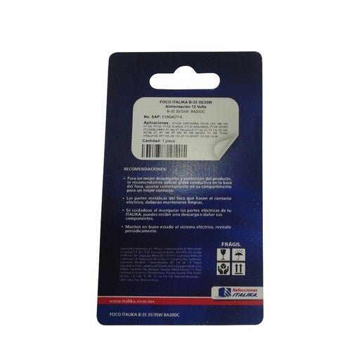 FOCO B - 35 35/35W (1 PZA) - FERRETERÍA WITZI