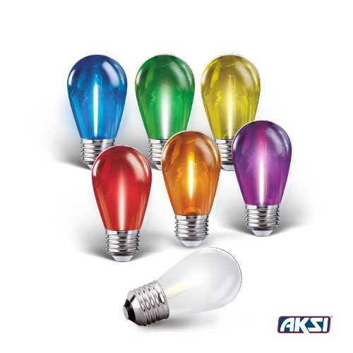 Foco Led Color S14 1W, Aksi - FERRETERÍA WITZI