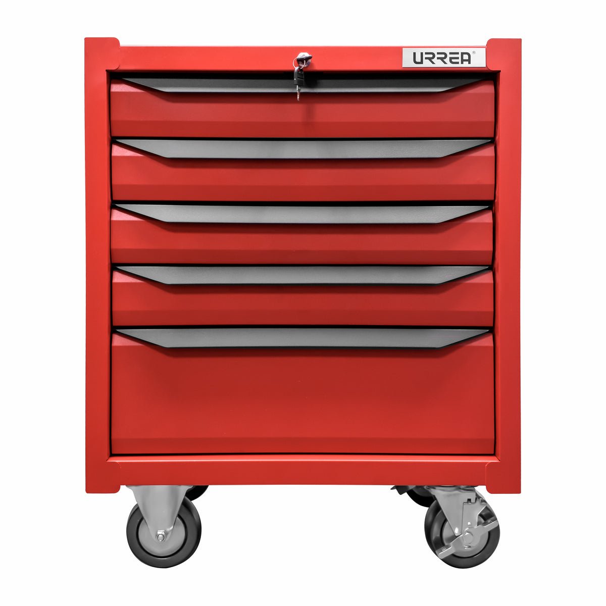 Gabinete móvil 5 gavetas 27" manija color negro seria IN Urrea - FERRETERÍA WITZI