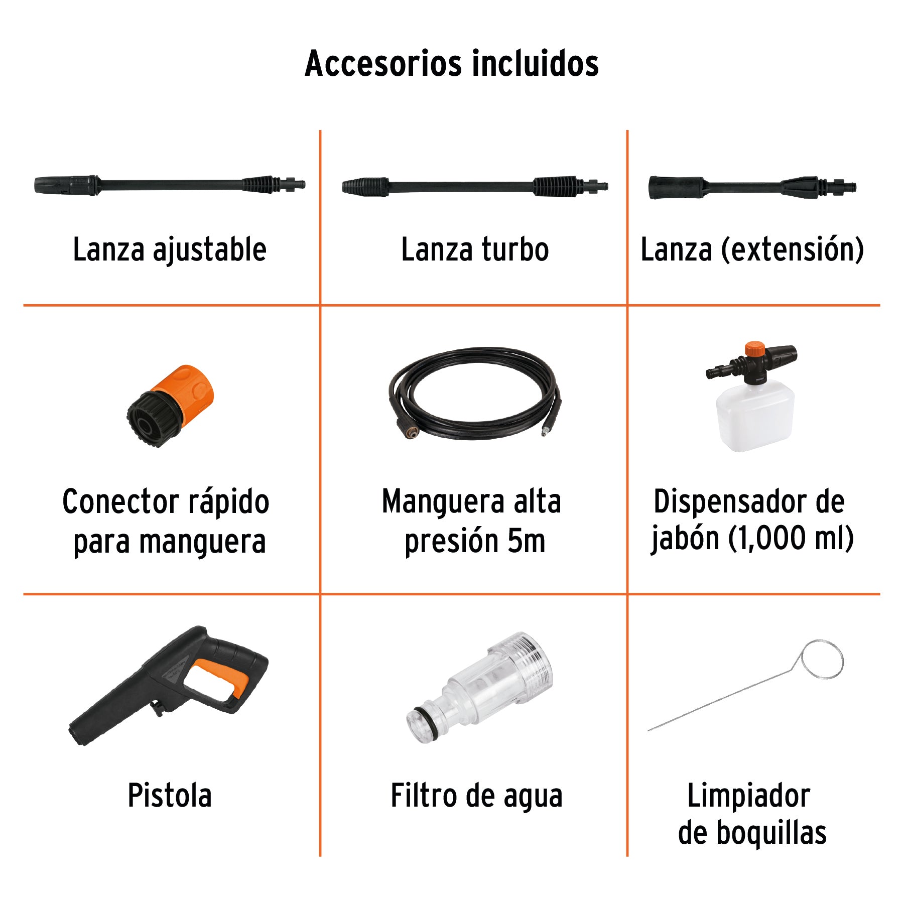 Hidrolavadora Eléctrica, Tipo Karcher, 1800psi, Truper. - FERRETERÍA WITZI