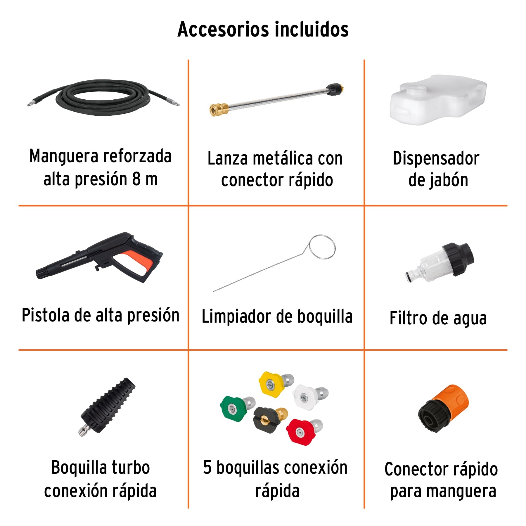Hidrolavadora Eléctrica, Tipo Karcher, 2000psi, Truper - FERRETERÍA WITZI