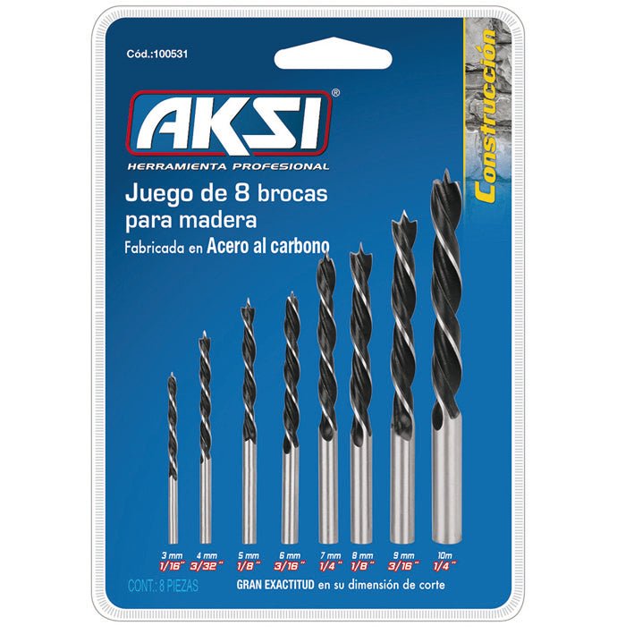 Juego 5 pcs de brocas de alta velocidad Aksi - FERRETERÍA WITZI