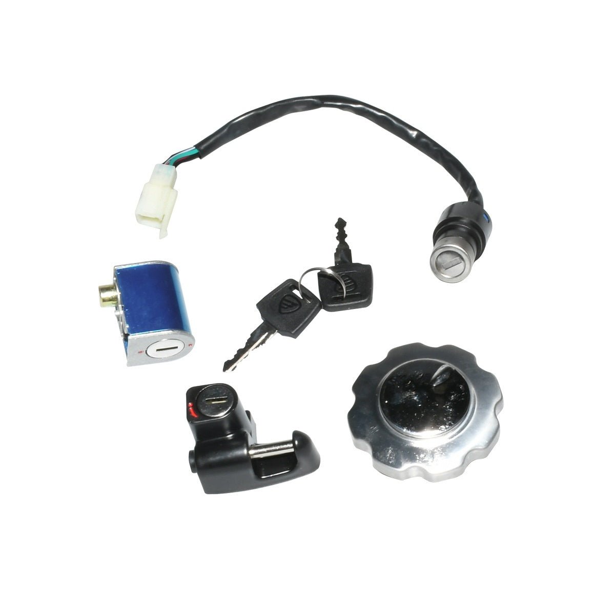 JUEGO CERRADURAS PARA DT125DELIVERY - FERRETERÍA WITZI