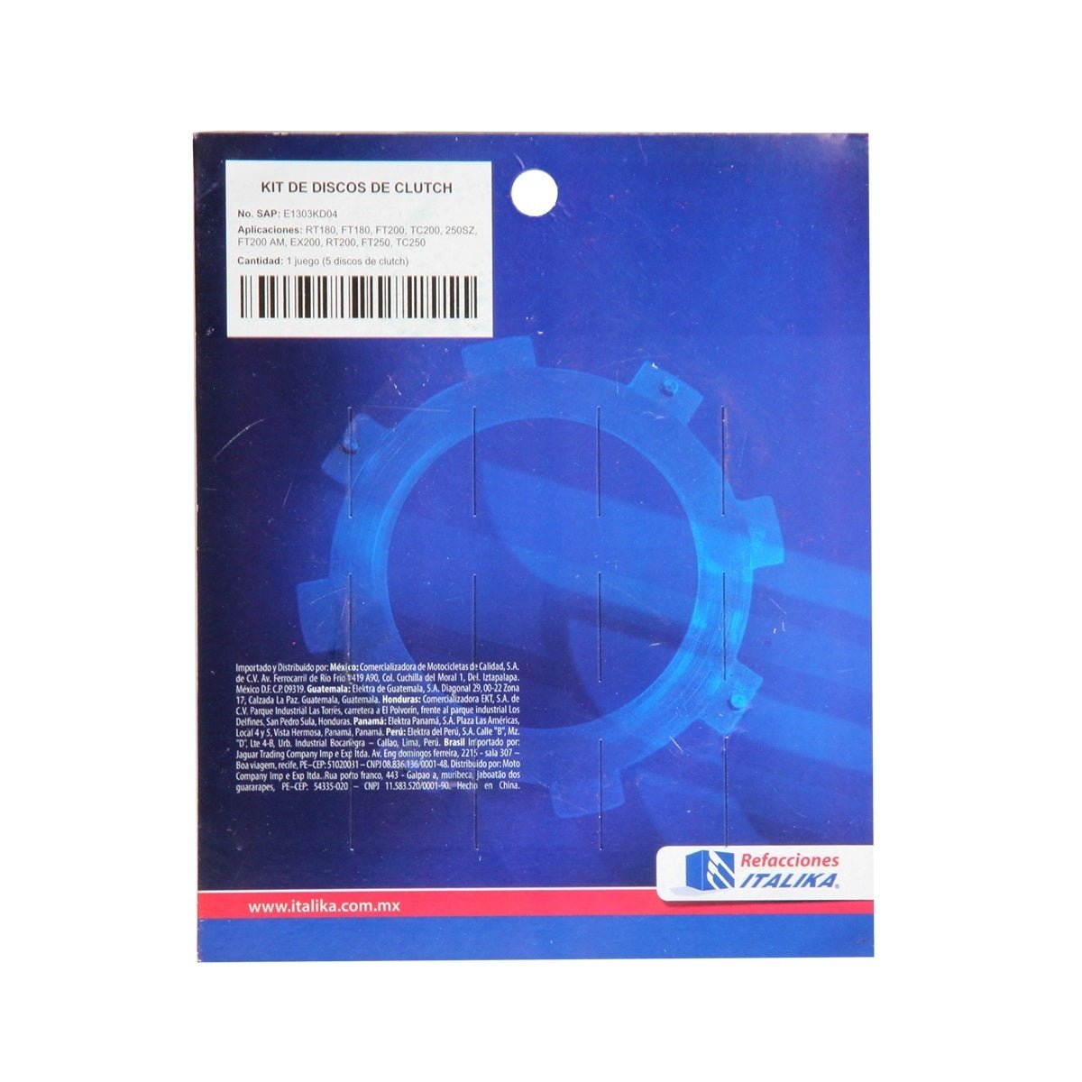 JUEGO DISCOS CLUTCH - FERRETERÍA WITZI