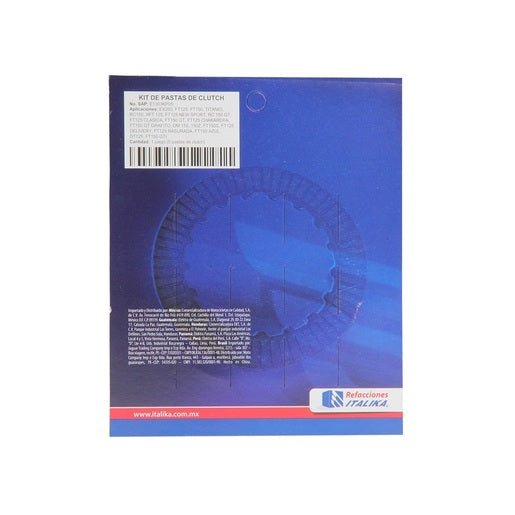 JUEGO PASTAS CLUTCH - FERRETERÍA WITZI