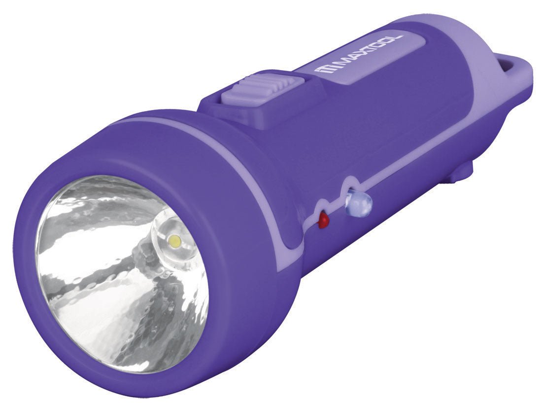 Linterna mini kids con gancho: led 0.5W (600 mAh) Maxtool - FERRETERÍA WITZI