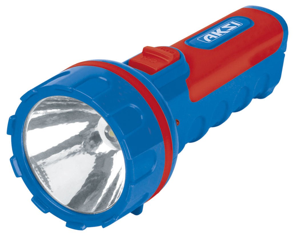 Linterna multiusos azul con led 0.5W (900 mAh) Aksi - FERRETERÍA WITZI