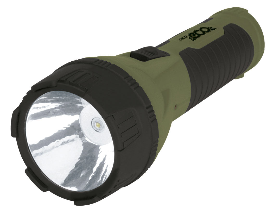 Linterna recargable ecologica con led 2W (700 mAh) soft touch Aksi - FERRETERÍA WITZI