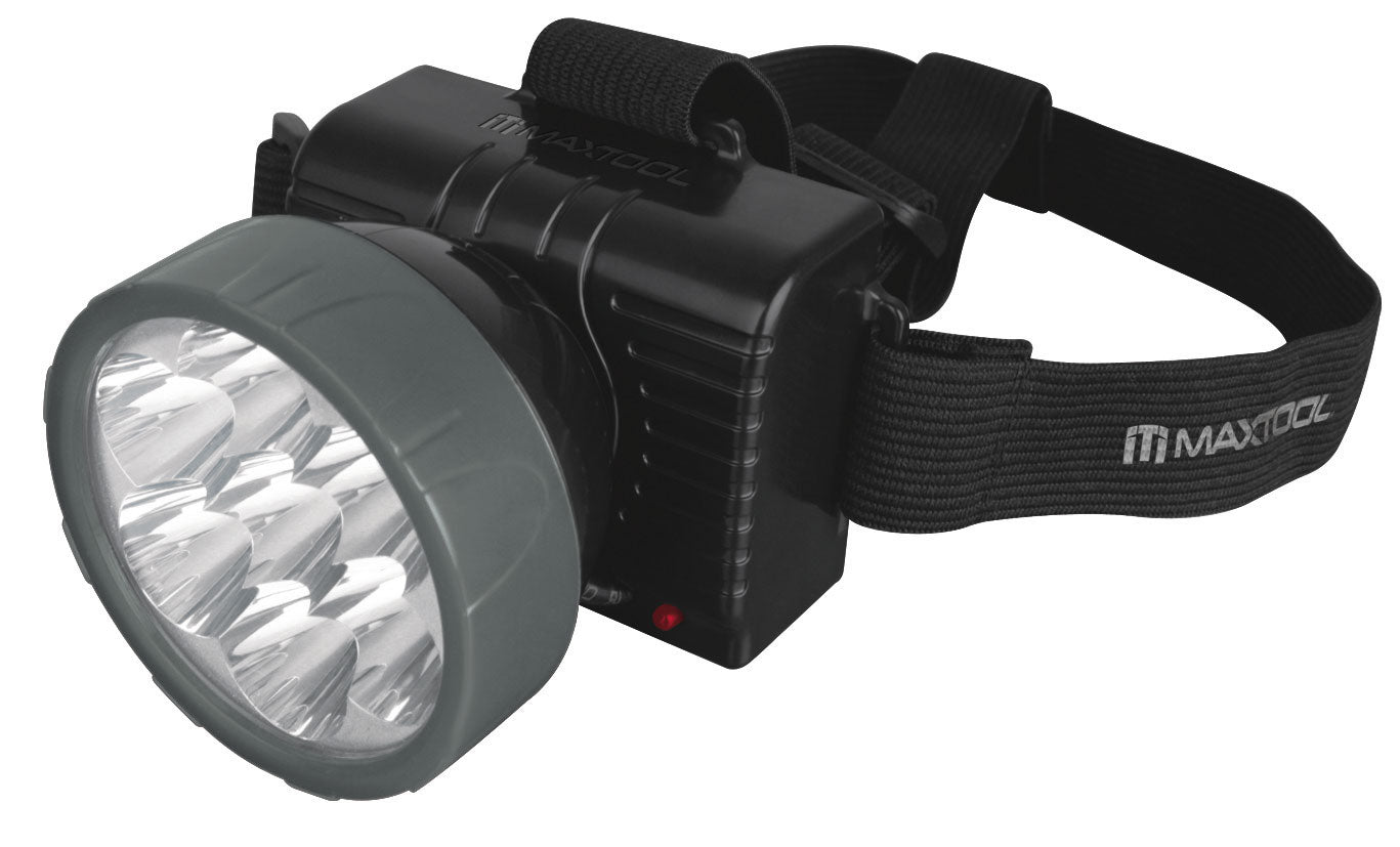 Linterna tipo minero de 7 leds (700 mAh) Maxtool - FERRETERÍA WITZI