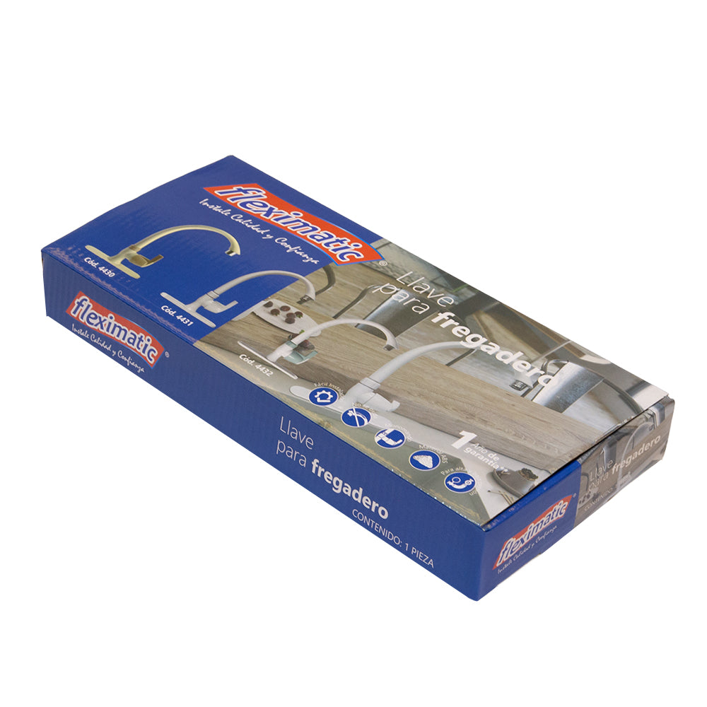 Llave para fregadero de ABS color café FLEXIMATIC 4430 — detalle 2