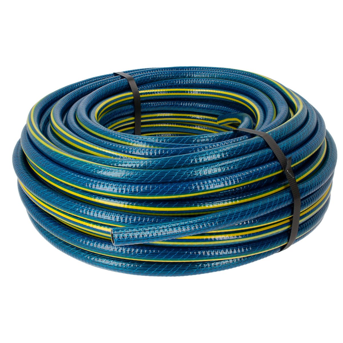 Manguera para jardín tejido spider con conector metálico 3/4", 50 m Surtek - FERRETERÍA WITZI