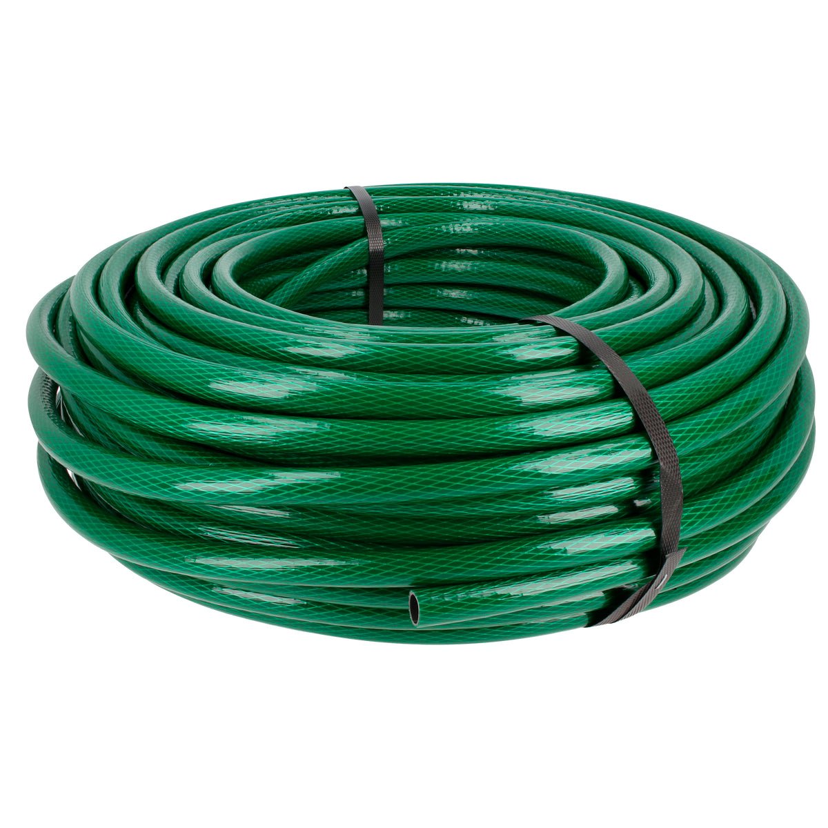 Manguera para jardín tramada con conector metálico 1/2", 50 m Surtek - FERRETERÍA WITZI