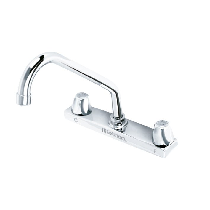 Mezcladora de cocina 8" cuello de ganso maneral tipo rombo ABS Maxtool - FERRETERÍA WITZI