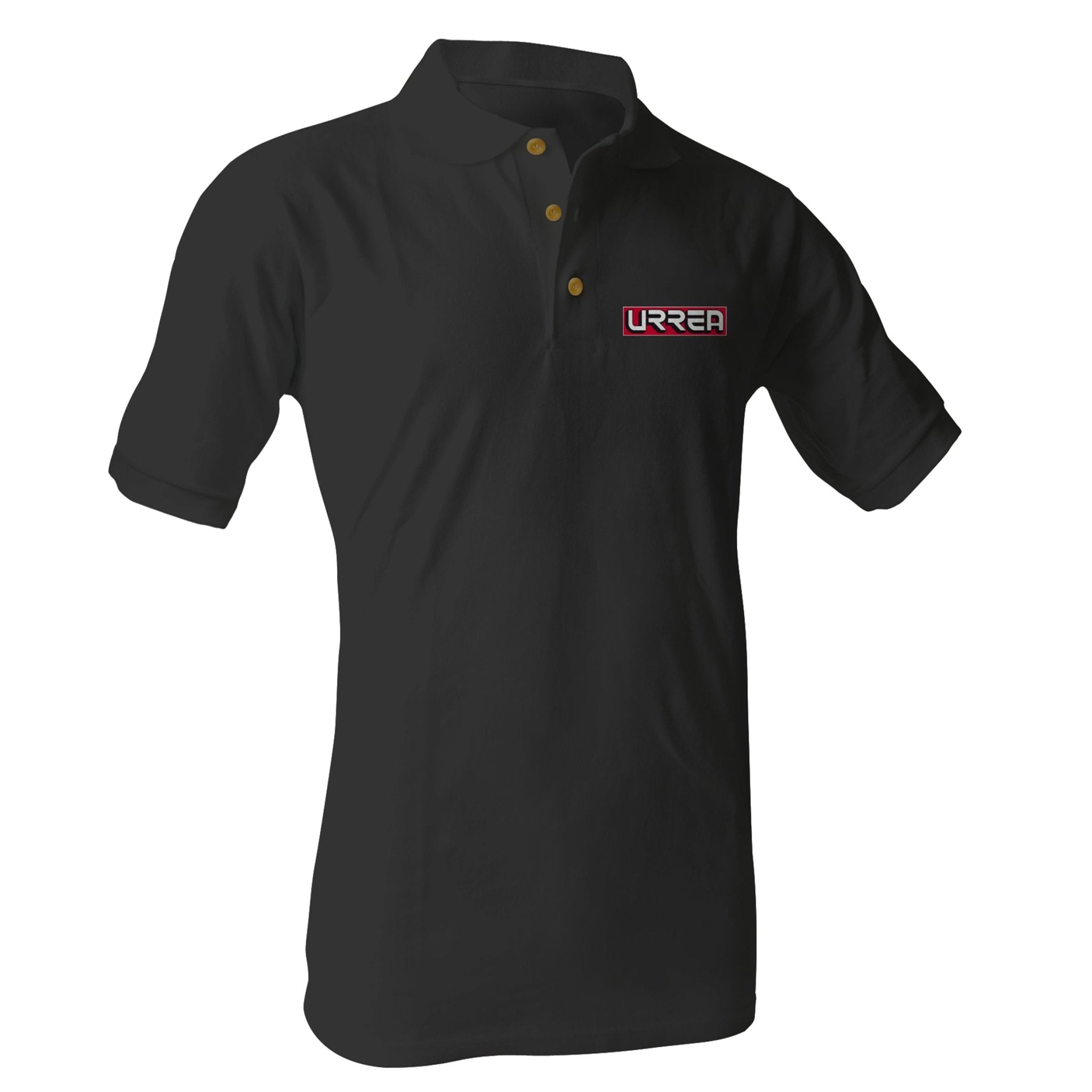 Playera tipo polo para caballero color negro talla CH Urrea - FERRETERÍA WITZI