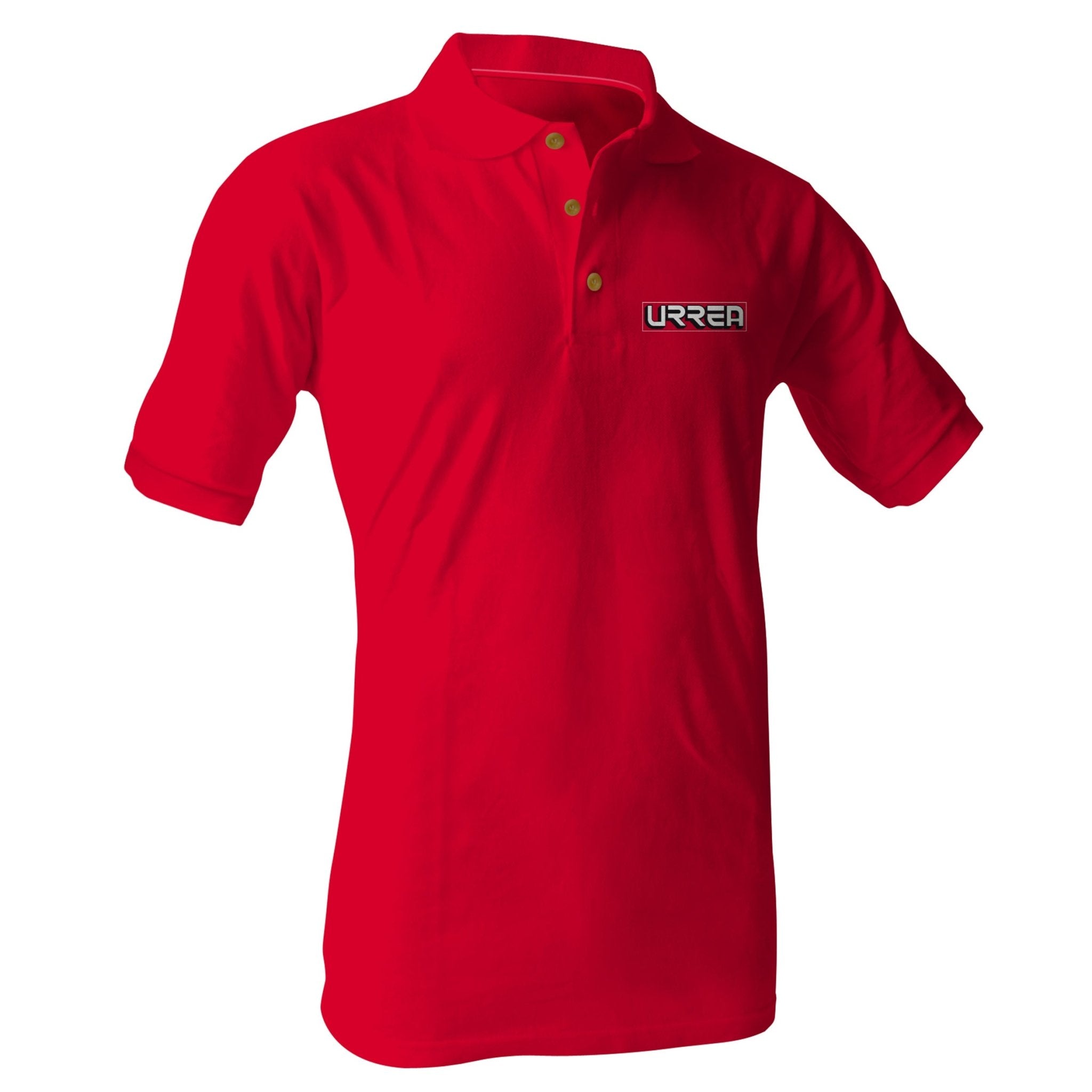 Playera tipo polo para caballero color rojo talla CH Urrea - FERRETERÍA WITZI