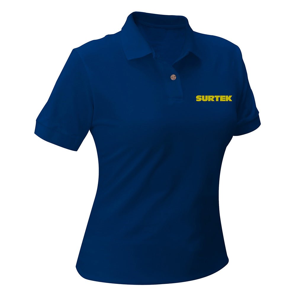 Playera tipo polo para dama color azul talla CH Surtek - FERRETERÍA WITZI