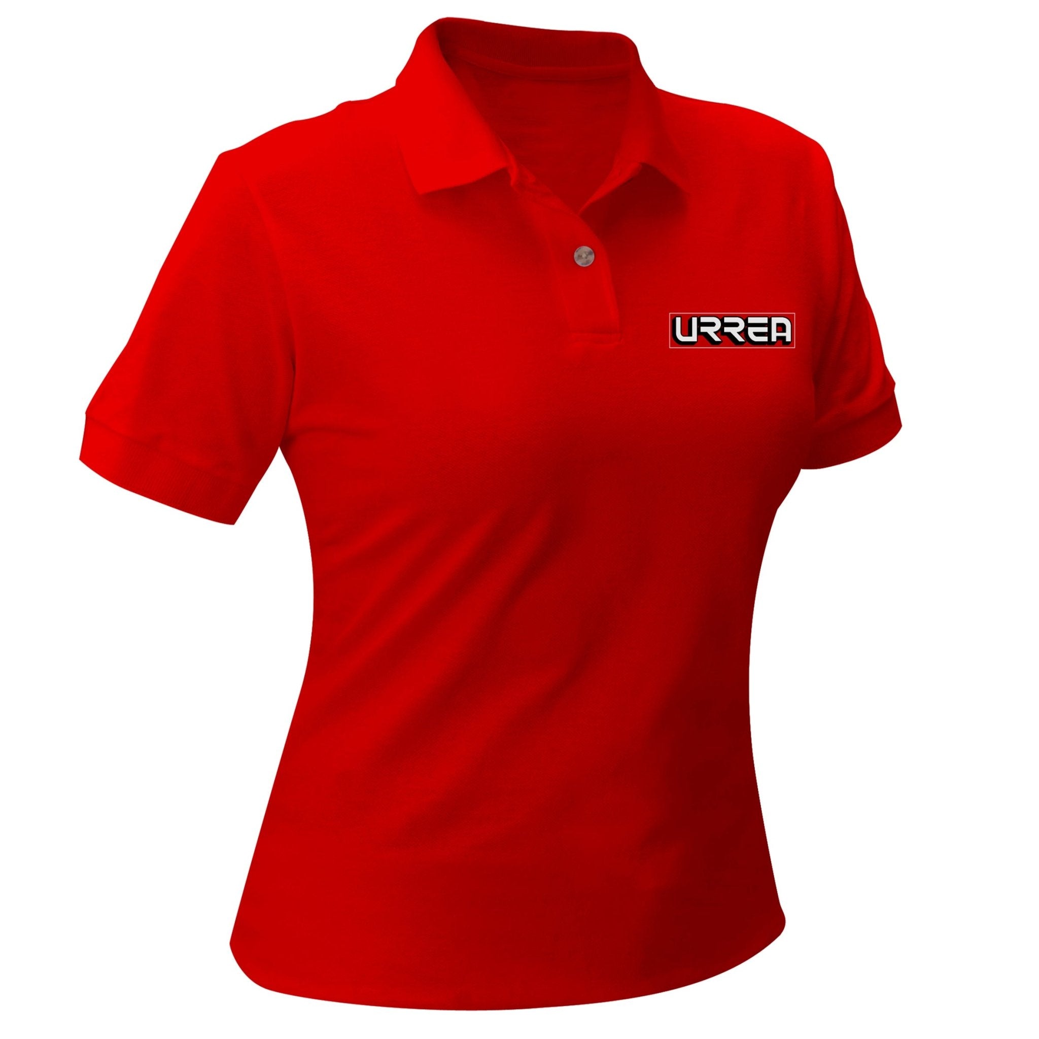 Playera tipo polo para dama color rojo talla CH Urrea - FERRETERÍA WITZI