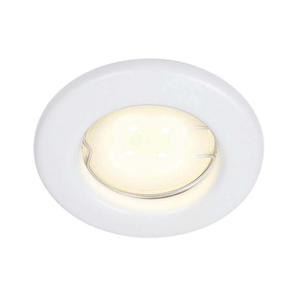 Porta-lámpara Downlight Empotrable Compacto, Potencia Máx. 6 W, Base GX5.3, Foco MR16 no incluido - FERRETERÍA WITZI