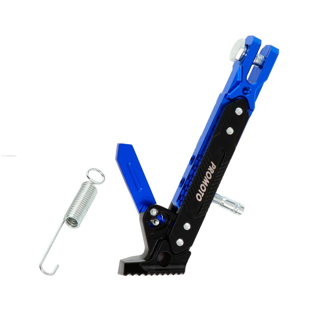 Tripié lateral azul para motocicleta Promoto 1610-1036