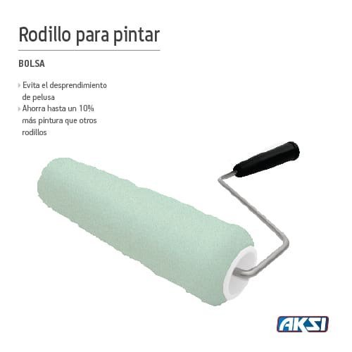 RODILLO PARA PINTAR 9 AKSI - FERRETERÍA WITZI