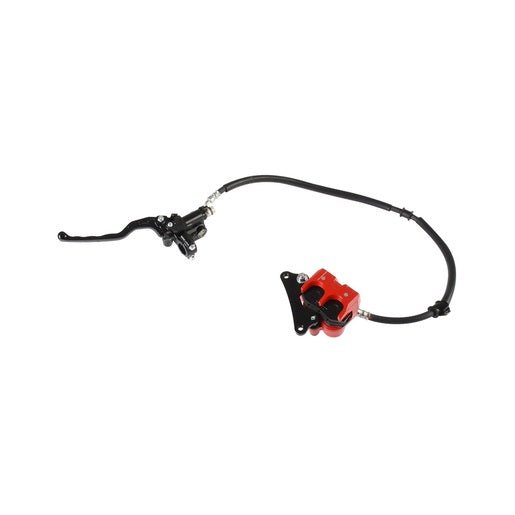 SISTEMA FRENO DEL CALIPER ROJO CON LOGO - FT250TS - FERRETERÍA WITZI