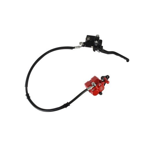 SISTEMA FRENO DEL CALIPER ROJO CON LOGO - FT250TS - FERRETERÍA WITZI