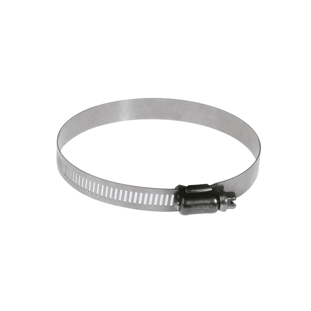 Abrazadera sinfin acero inoxidable 1-9/16" a 2-1/2" Surtek. - FERRETERÍA WITZI