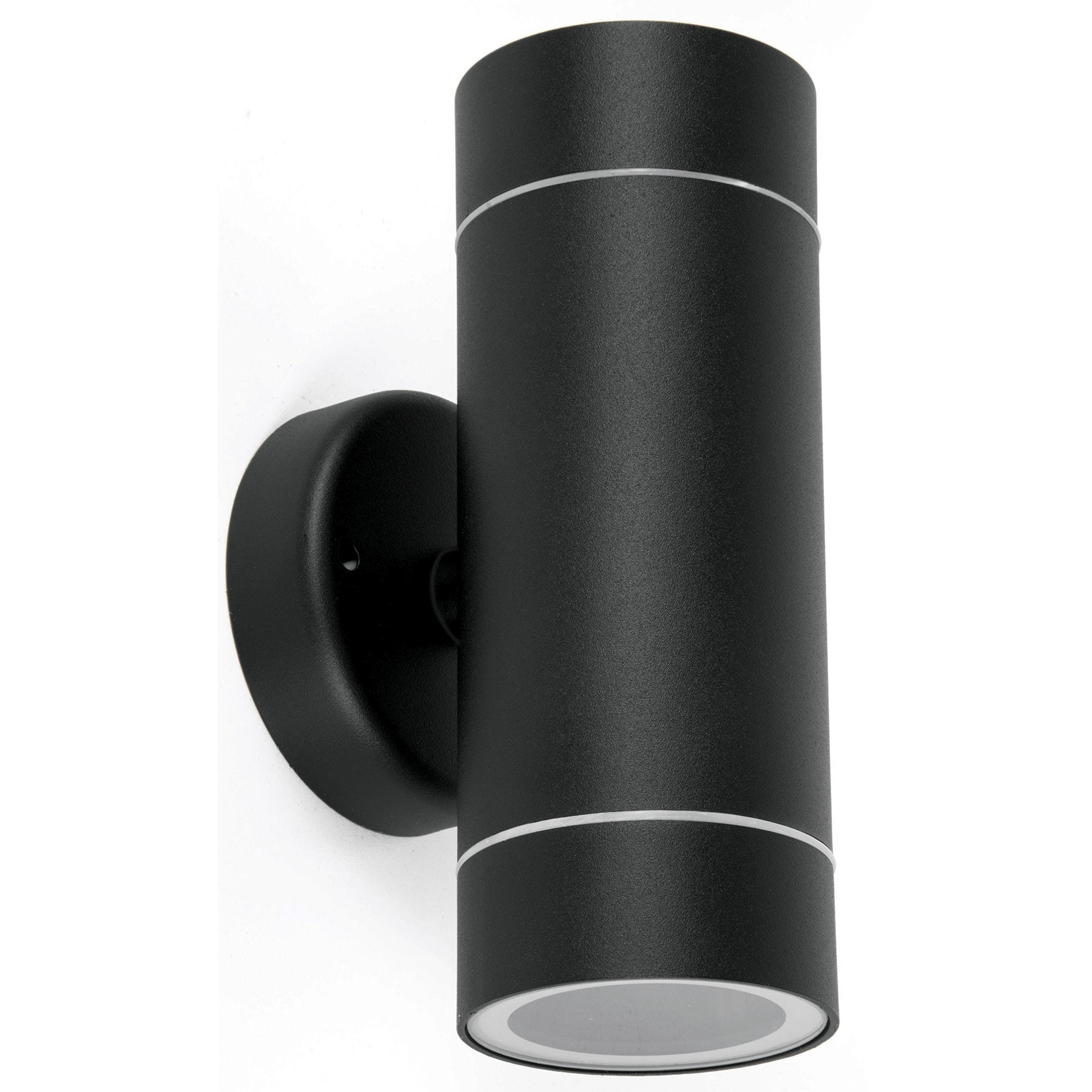 Arbotante exterior de acento, 2 spots, MR16GU10,100 W, negro - FERRETERÍA WITZI