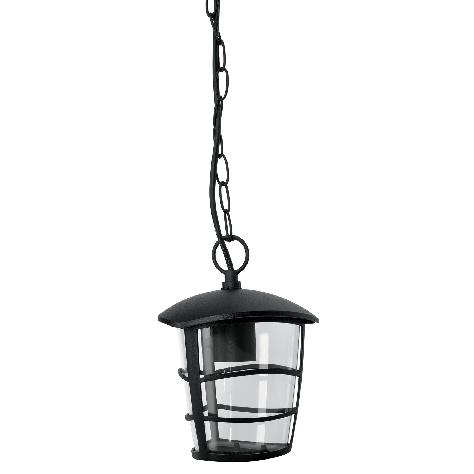 Arbotante farol colgante, diseño moderno, lámpara no incluida, Volteck - FERRETERÍA WITZI