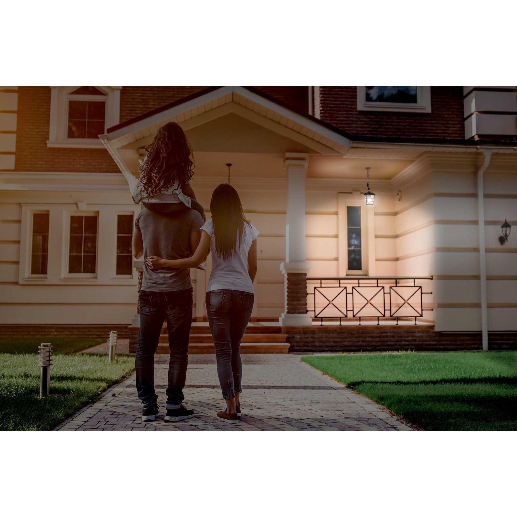 Arbotante farol colgante, diseño moderno, lámpara no incluida, Volteck - FERRETERÍA WITZI