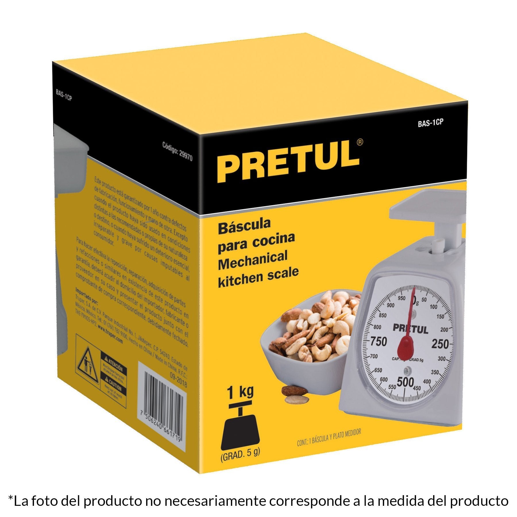 Báscula Mecánica De Cucharon Para Cocina, Pretul.
