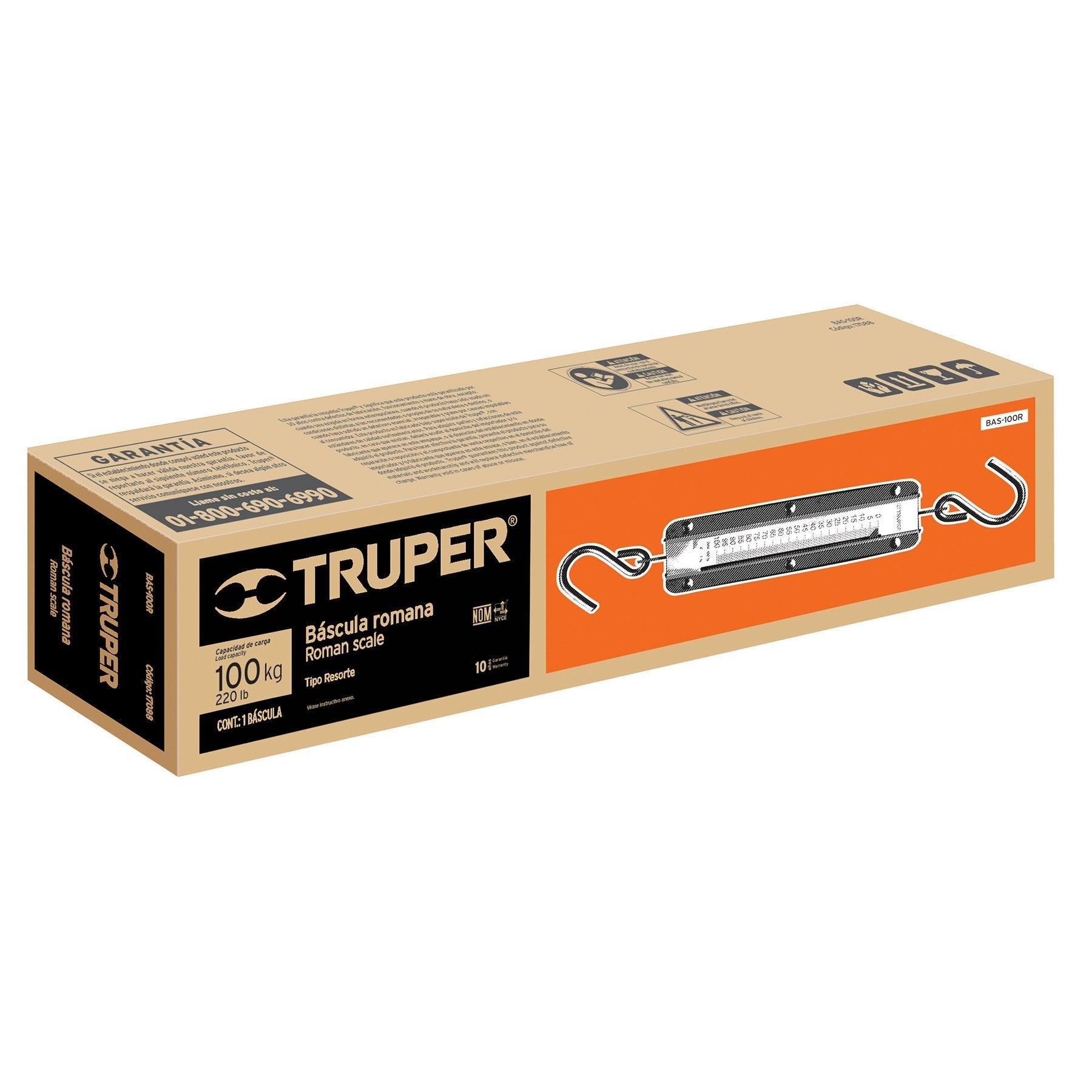 Báscula Romana De Resorte, 100 KG Truper