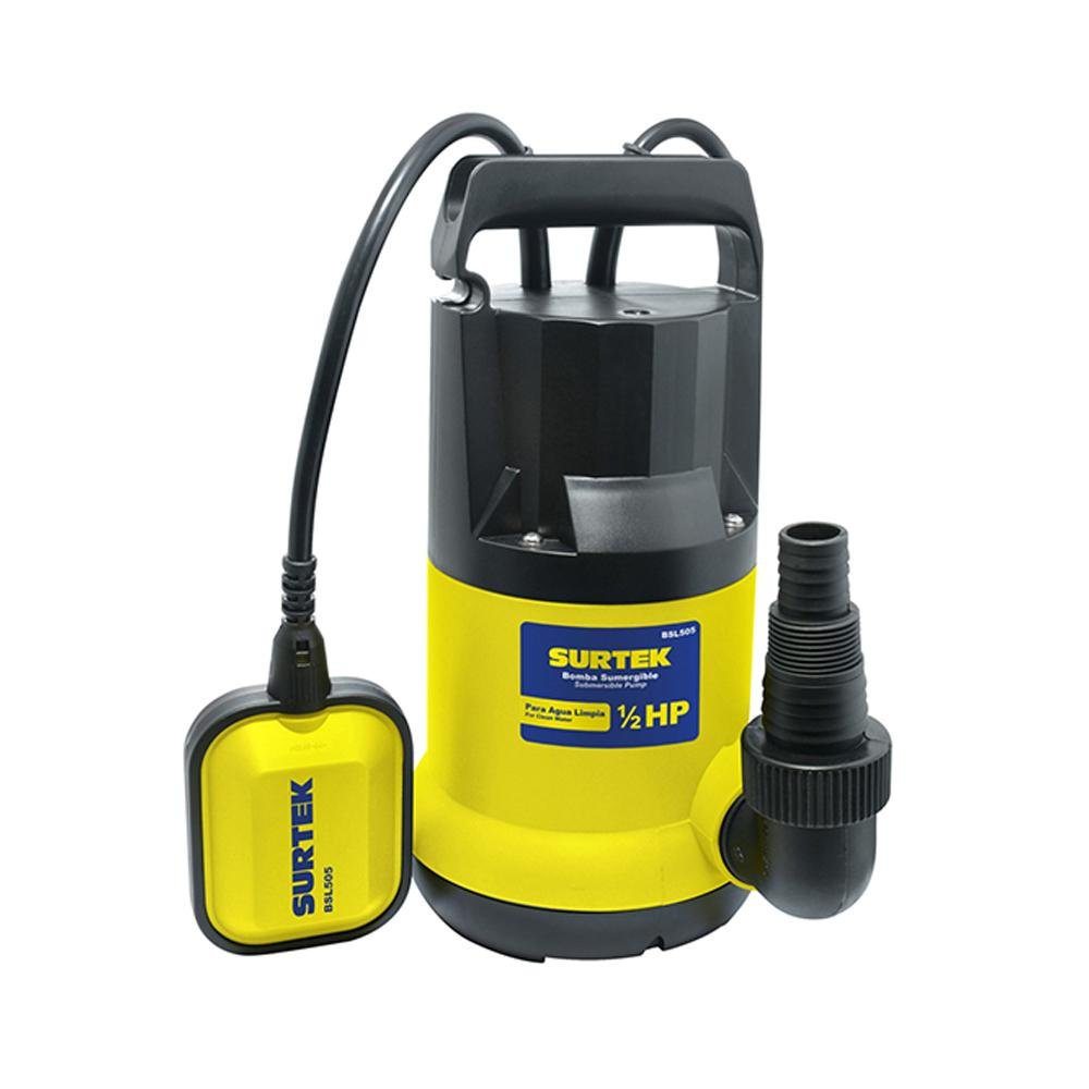 Bomba Sumergible Para Agua Limpia, 1/2HP, Surtek