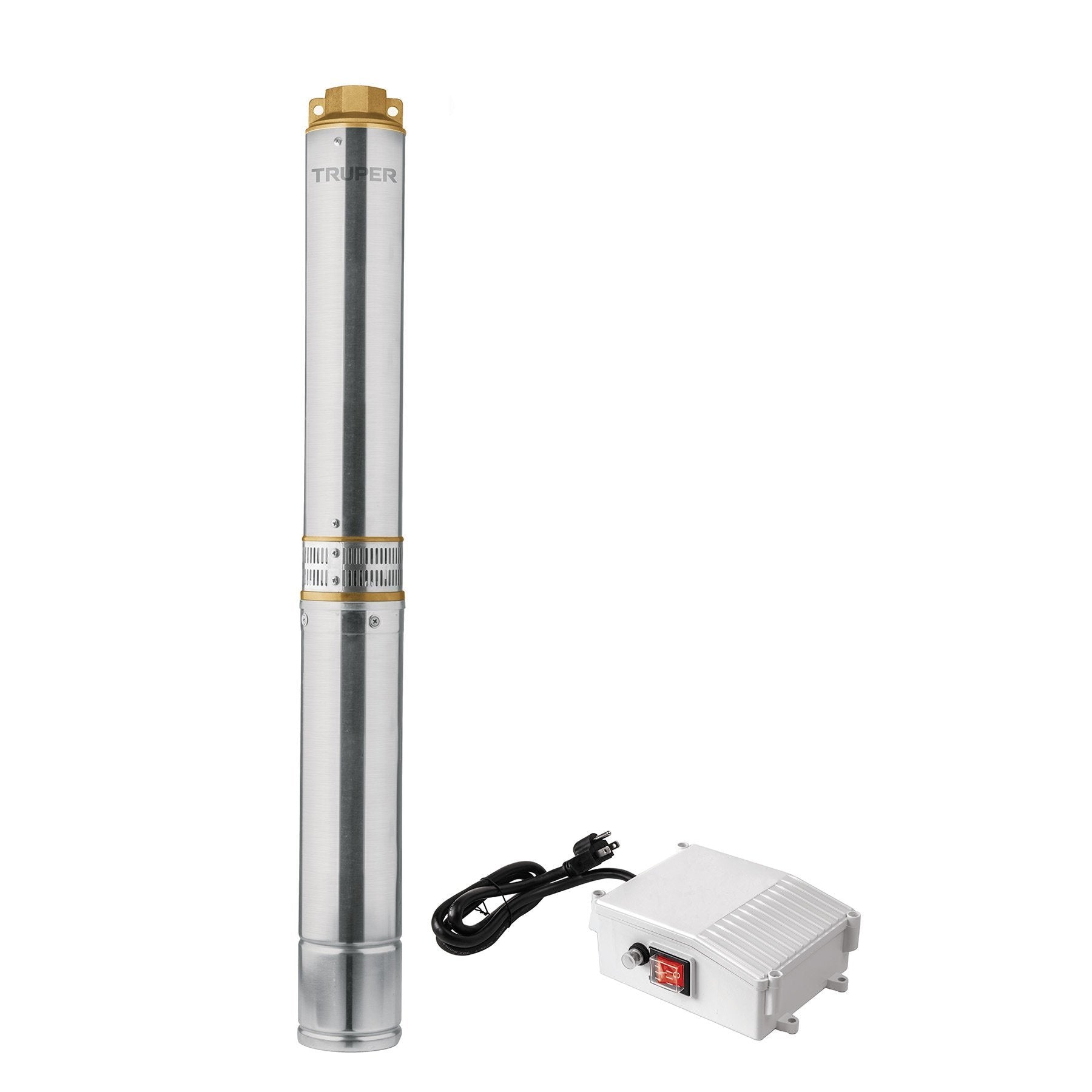 Bomba Sumergible Tipo Bala Para Agua Limpia 1-1/2HP, Truper