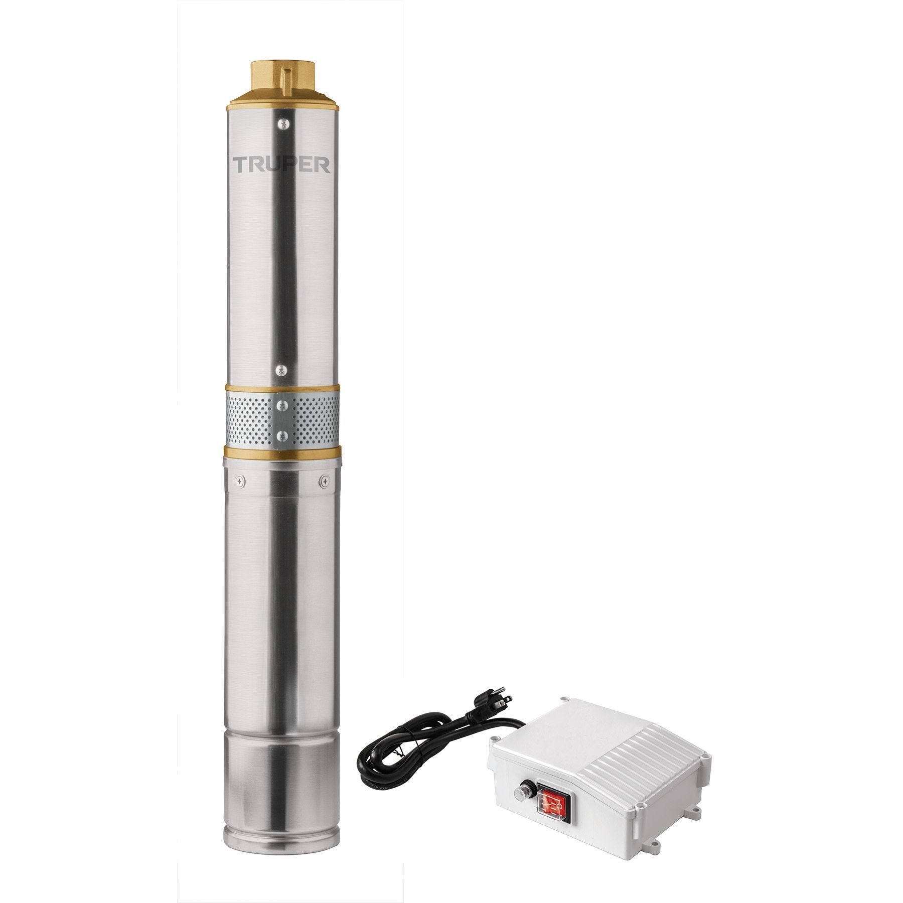 Bomba Sumergible Tipo Bala Para Agua Limpia 1/2HP, Truper