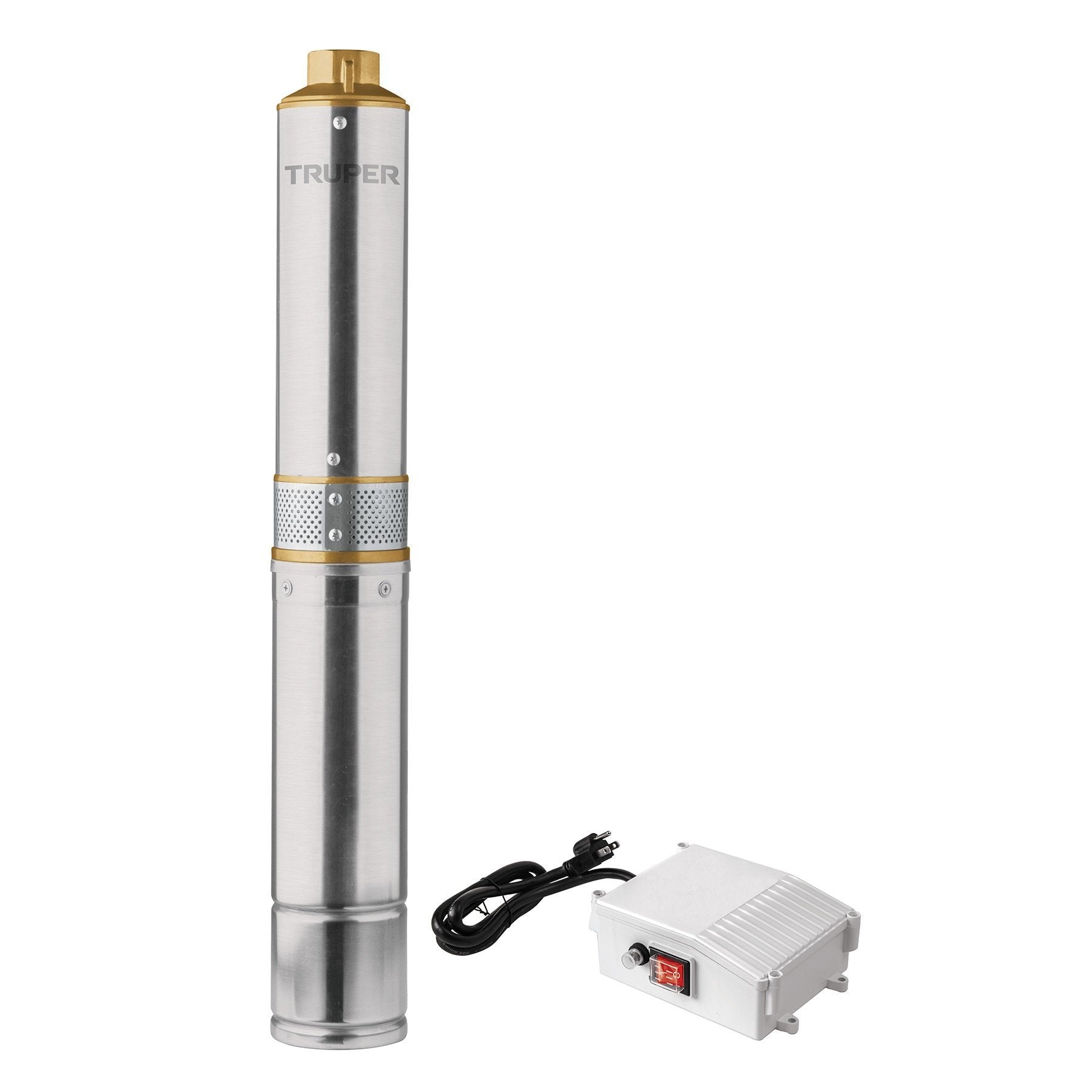 Bomba Sumergible Tipo Bala Para Agua Limpia 3/4HP, Truper