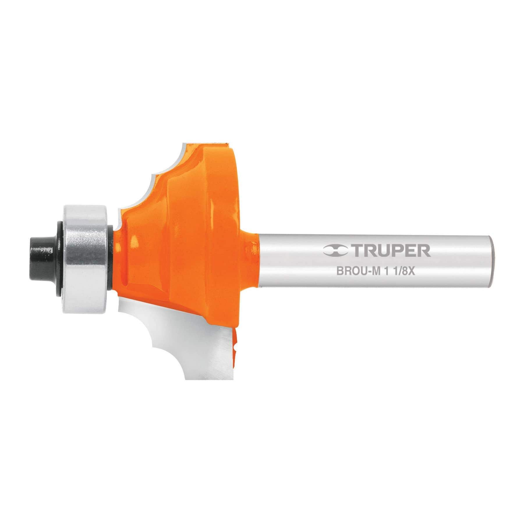 Broca Para Router, Moldura Clásica, 1-1/8" Con Balero, Truper