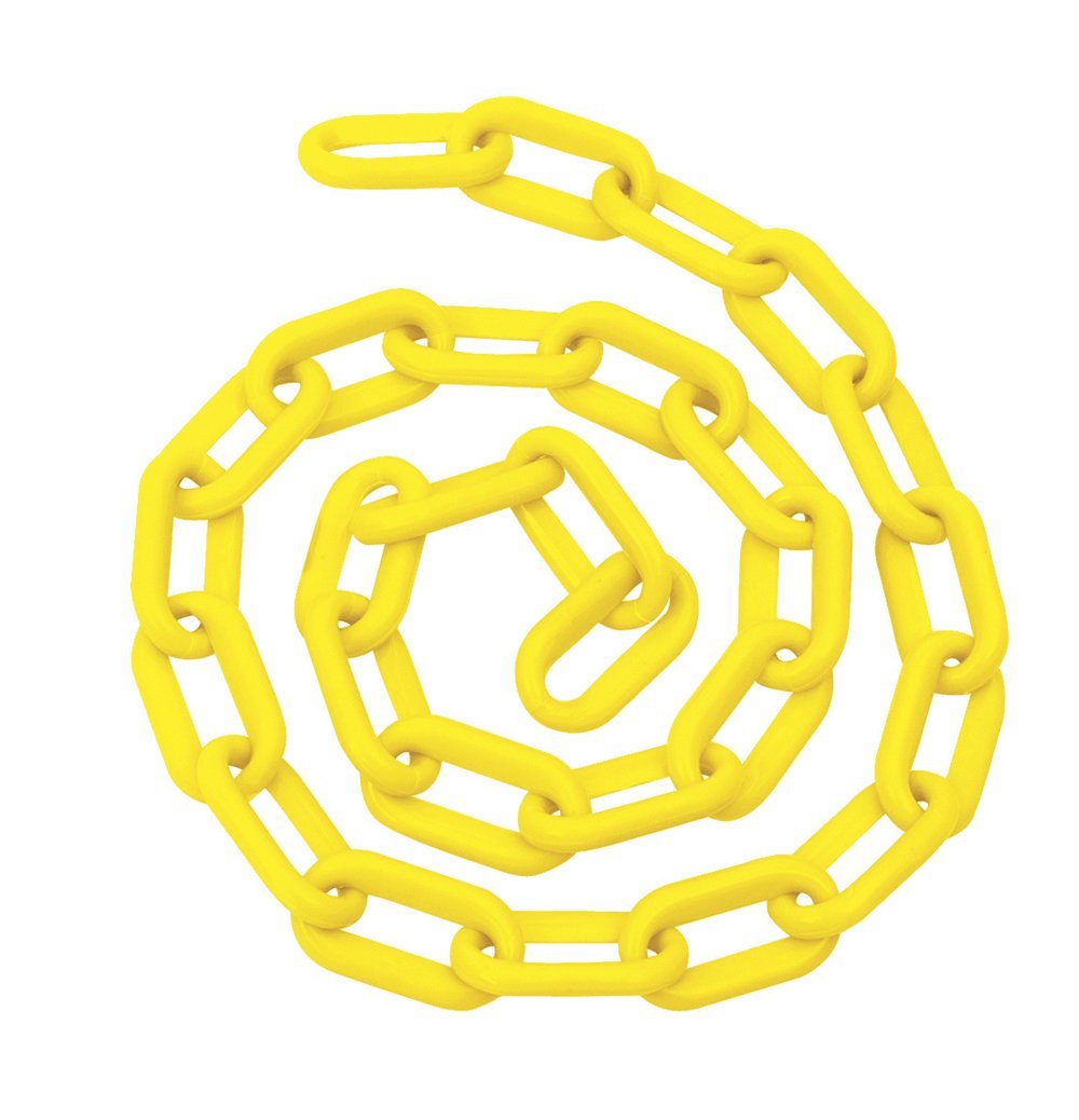 Cadena Plástica 8mm X 5/16" 25mt 80 Kg Amarilla Foy.