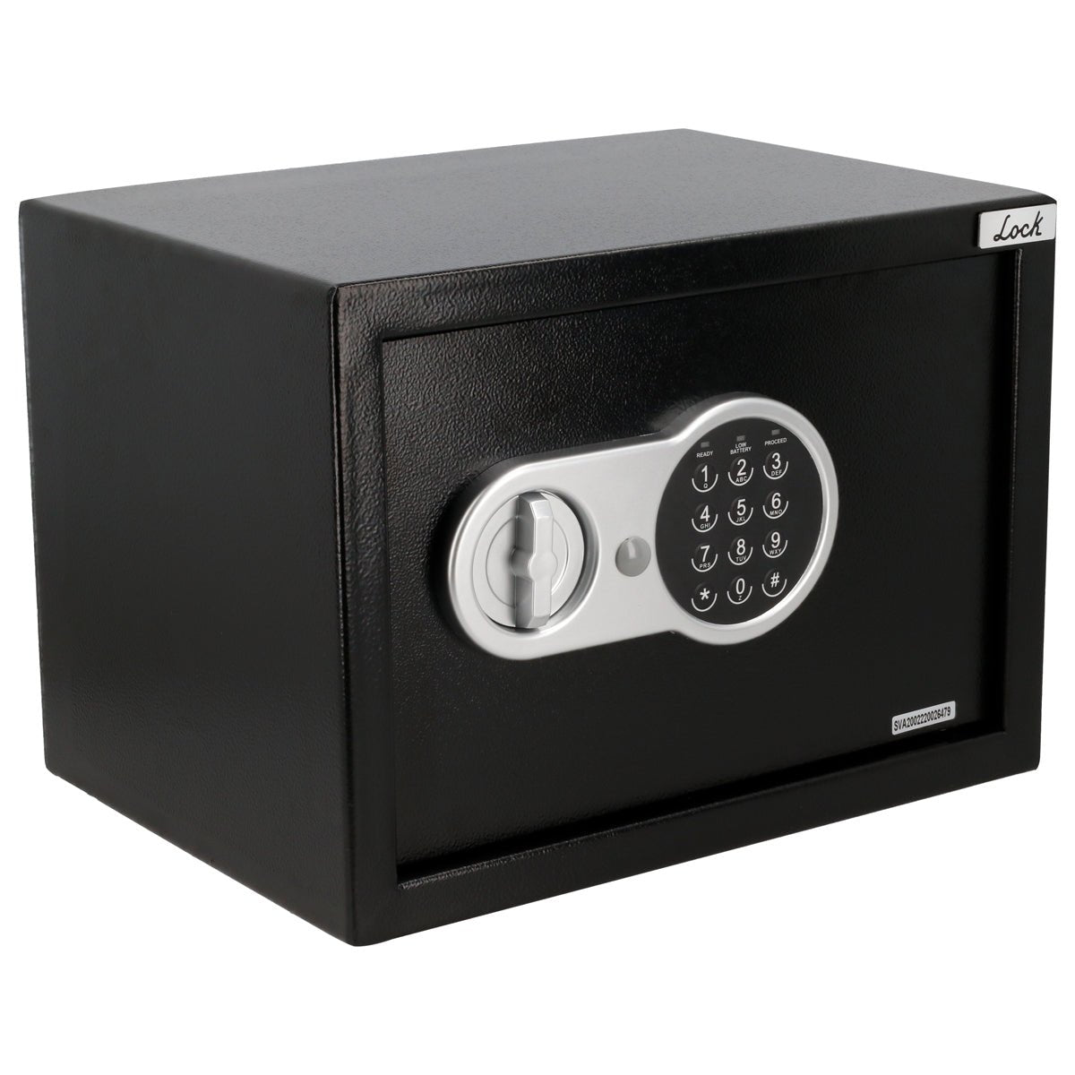 Caja fuerte metálica medicana de 35 cm Lock. - FERRETERÍA WITZI