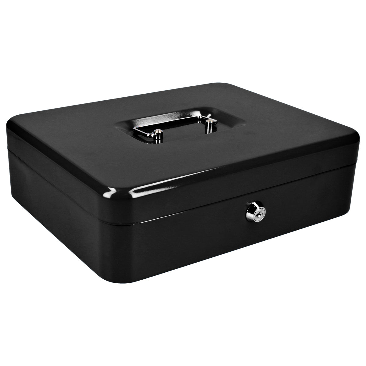 Caja metálica para dinero con charola 160x200mm Lock - FERRETERÍA WITZI