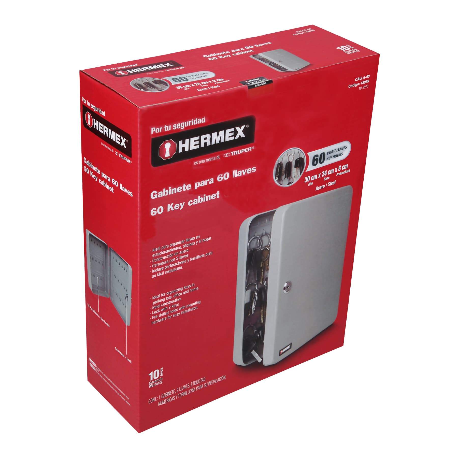 Caja Para 60 Llaves Hermex
