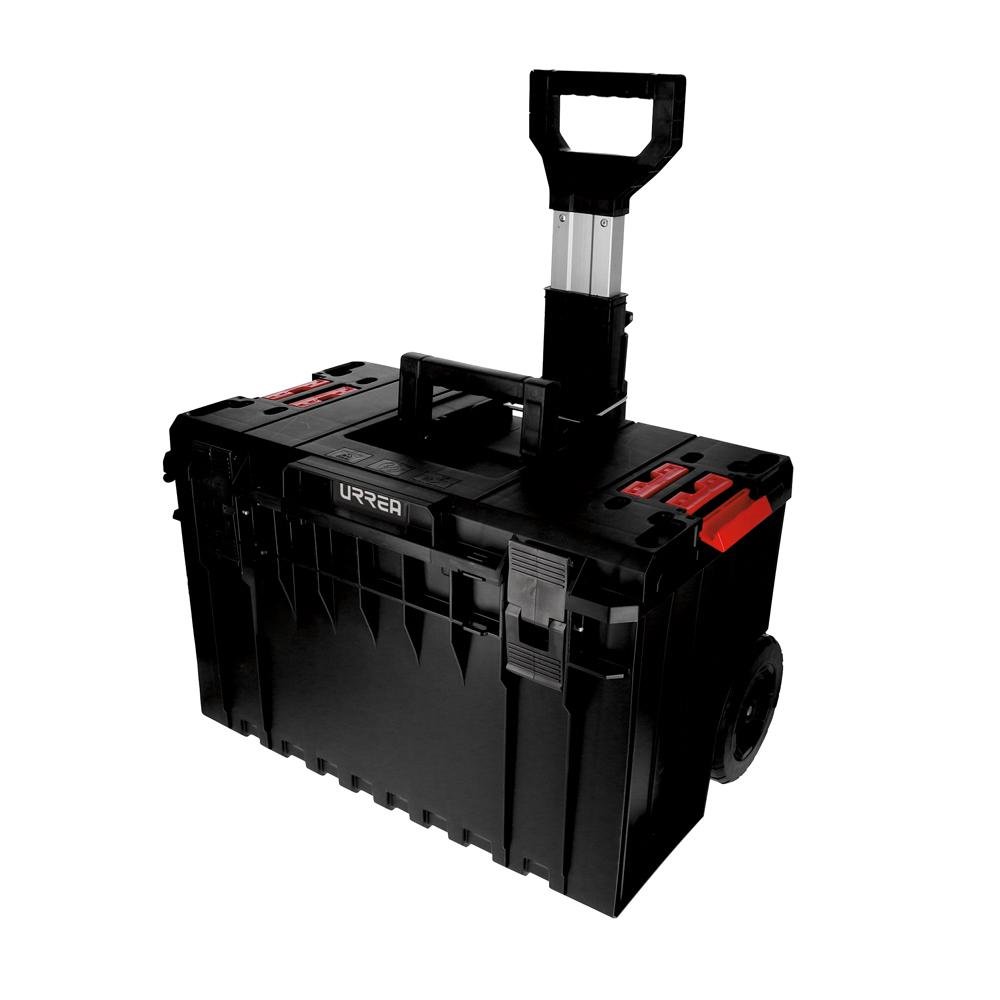 Caja Plástica Modular Con Ruedas De 23" X 27" Urrea. - FERRETERÍA WITZI