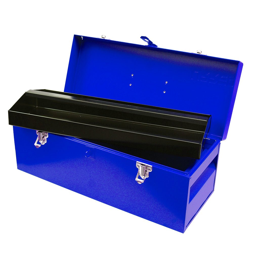 Caja portaherramientas metálica roja 20" x 7" x 7" Urrea. - FERRETERÍA WITZI