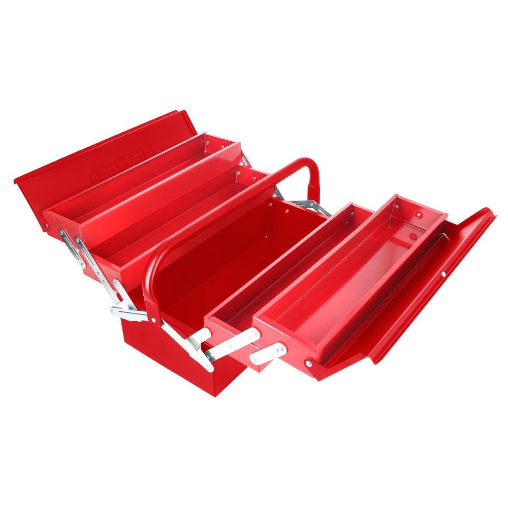 Caja Portaherramientas Metálica Tipo Acordeón 16" 3 Capas Urrea. - FERRETERÍA WITZI