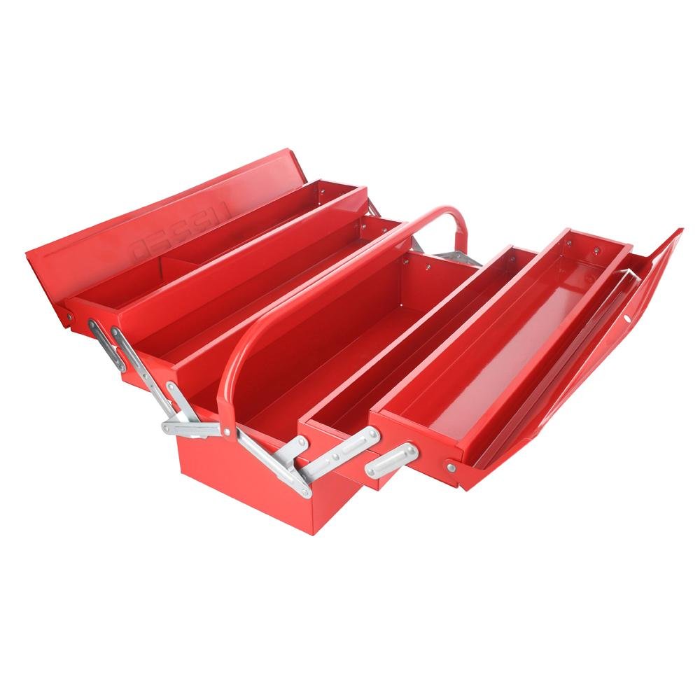 Caja Portaherramientas Metálica Tipo Acordeón 22" 3 Capas Urrea. - FERRETERÍA WITZI